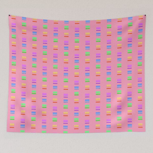 Item preview, Pink colorful color combination |  Pink colorful abstract geometric pattern designed and sold by lausn.