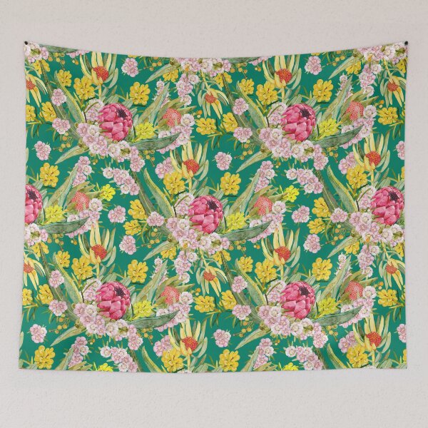 Item preview, Australian Tropical Summer - Vibrant Green  designed and sold by Sketchbook Designs.