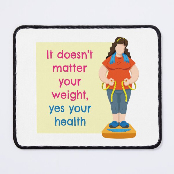 Item preview, Chubby woman on scales measuring waist with measuring tape. Ideal for training and educational materials designed and sold by LucianoCosmo.