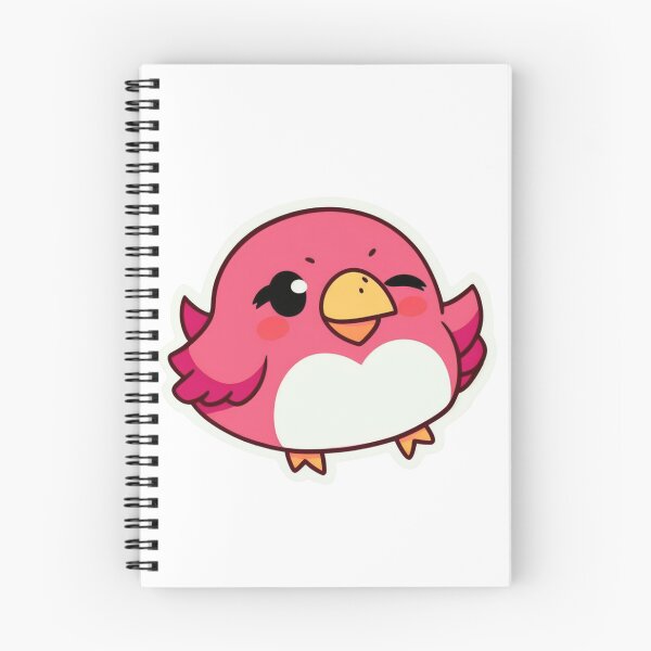Item preview, Cute Kawaii Red Bird Art designed and sold by StickifyMe.