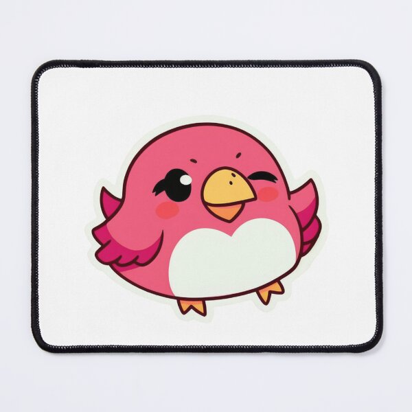 Item preview, Cute Kawaii Red Bird Art designed and sold by StickifyMe.