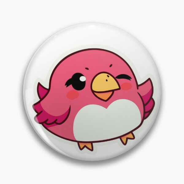 Item preview, Cute Kawaii Red Bird Art designed and sold by StickifyMe.