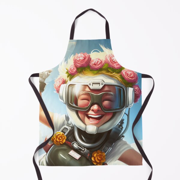 Item preview, Joyous demeanour blooming like roses - Women Astronaut with Rose Head designed and sold by ArtfulDelights.