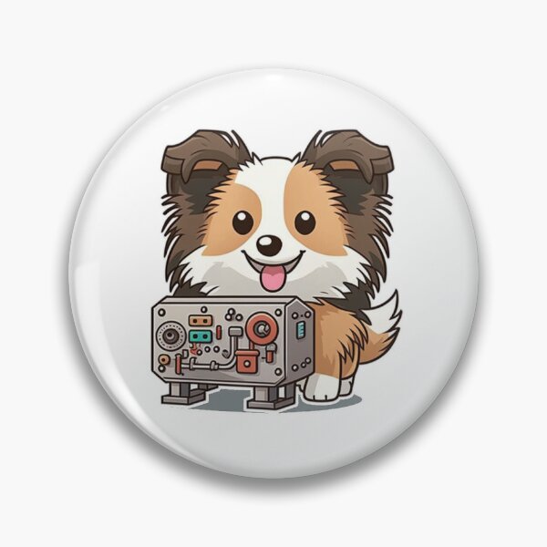 Item preview, Shetland Sheepdog Mechanical Engineer designed and sold by crystalbubbles.