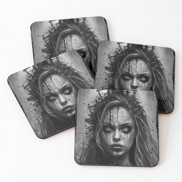 Artikelvorschau, Gotische Kunst - Dunkel bezaubernde gotische Schönheitsmalerei - Gothic Horror Artwork entworfen und verkauft von ZickDezine.