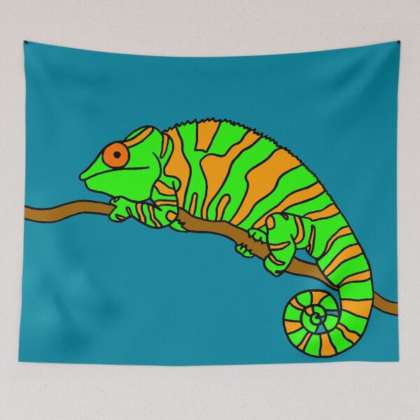 Item preview, chameleon love bright designed and sold by Sara Frane.
