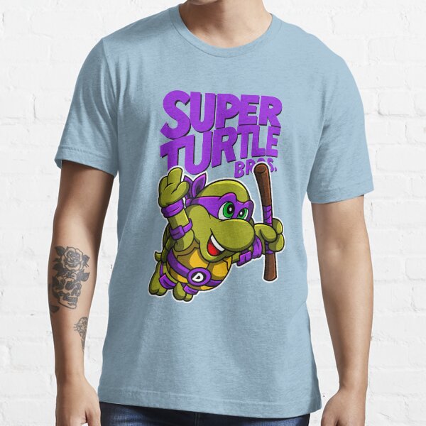 Super Turtle Bros - Donnie Essential T-Shirt