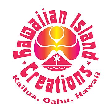 HIC Hawaiian Islands Creations 1980's Hawaiian Logo T&C Hawaii Blue Hawaii  Town and Country Hawaii Surf designs World Surfing Tour | Poster