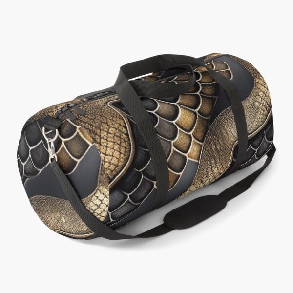 Item preview, Luxury Snake skin Pattern Black and Gold designed and sold by ArtfulDelights.