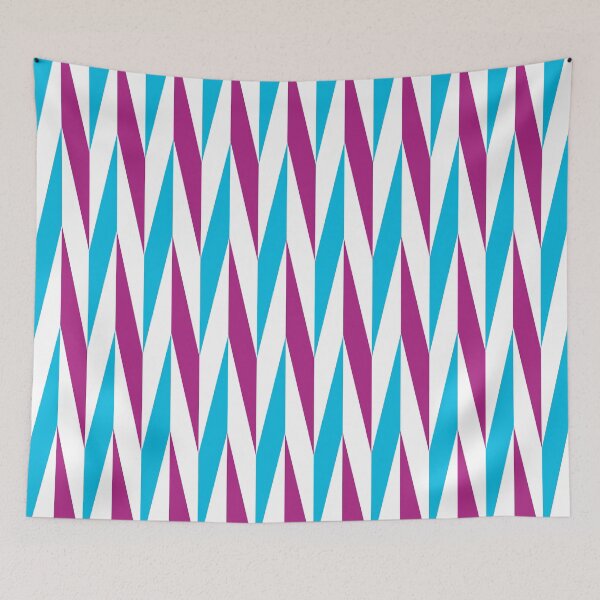 Item preview, Chevrons - Magenta and Turquoise designed and sold by JRP Design.