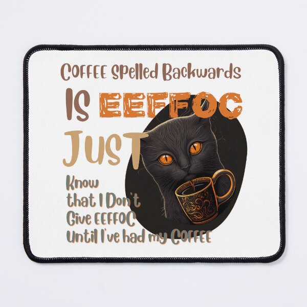 Item preview, Coffee Spelled Backwards designed and sold by Cute-Jory-Store.