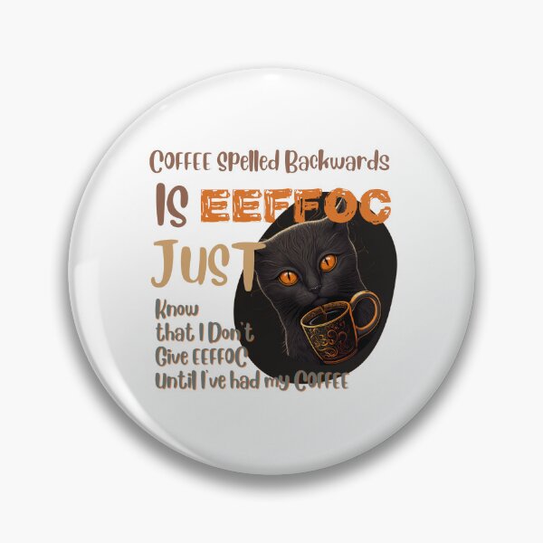 Item preview, Coffee Spelled Backwards designed and sold by Cute-Jory-Store.