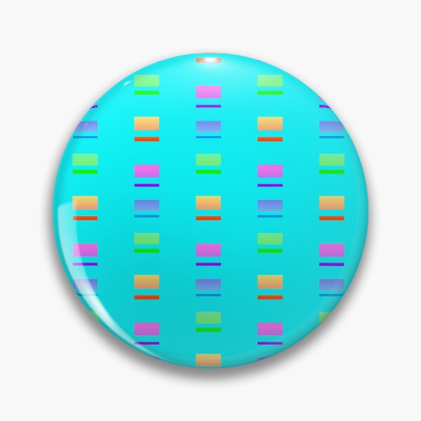 Item preview, Turquoise colorful color combination |  Turquoise colorful abstract geometric pattern designed and sold by lausn.