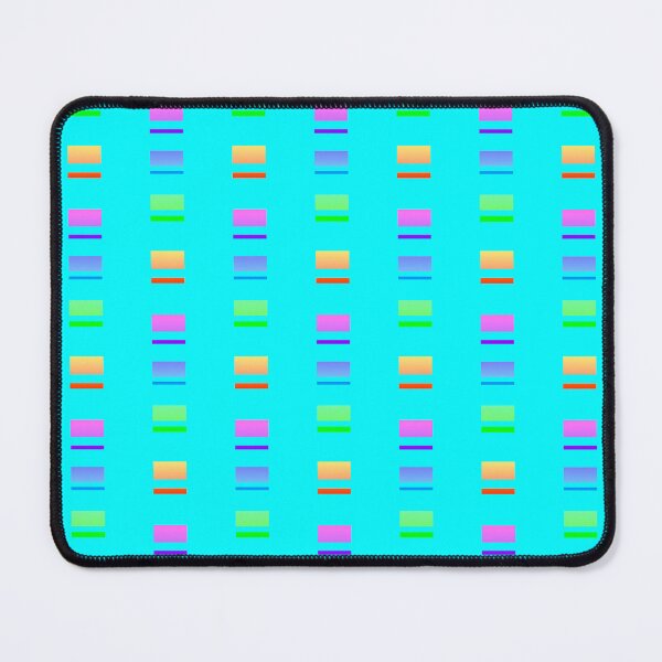 Item preview, Turquoise colorful color combination | Turquoise colorful abstract geometric pattern designed and sold by lausn.