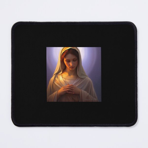 Item preview, Virgin Mary with fused fingertips designed and sold by UglyAIArtwork.