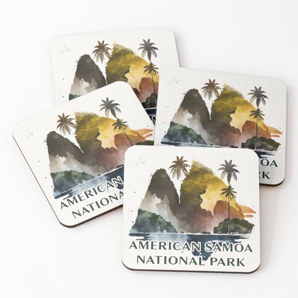 Item preview, American Samoa National Park Boho Watercolor designed and sold by PikoApparel.