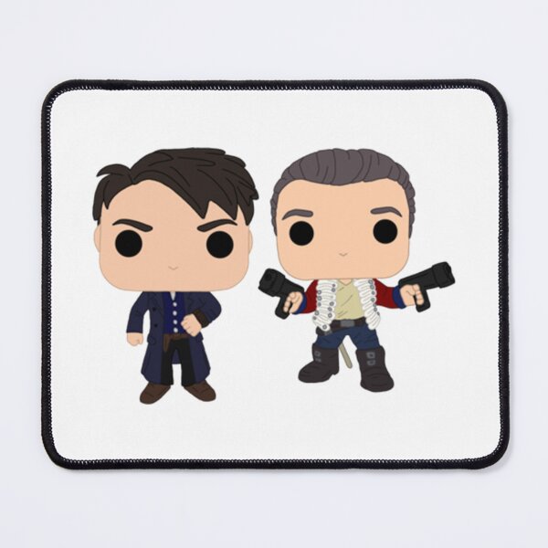 Item preview, Torchwood funko pop graphic Captain Jack and Captain John   designed and sold by OldCityCherry.