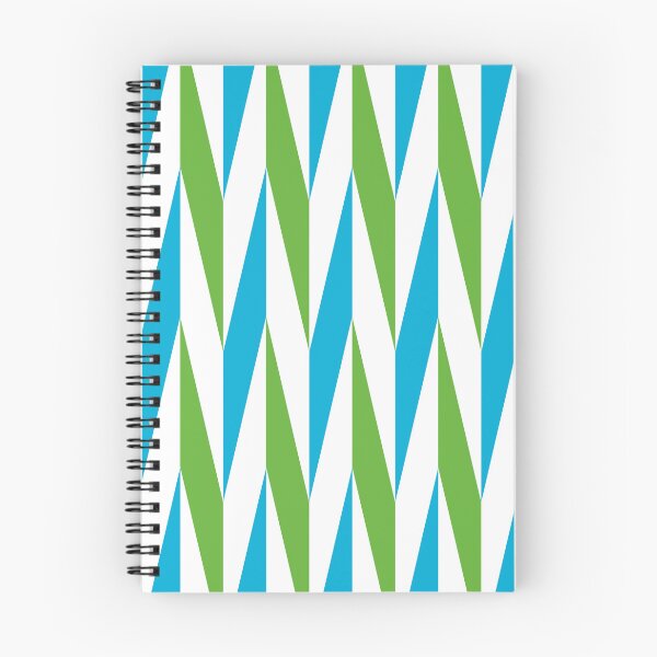 Aperçu de l'œuvre Chevrons - Turquoise et Vert créée et vendue par JRP Design.