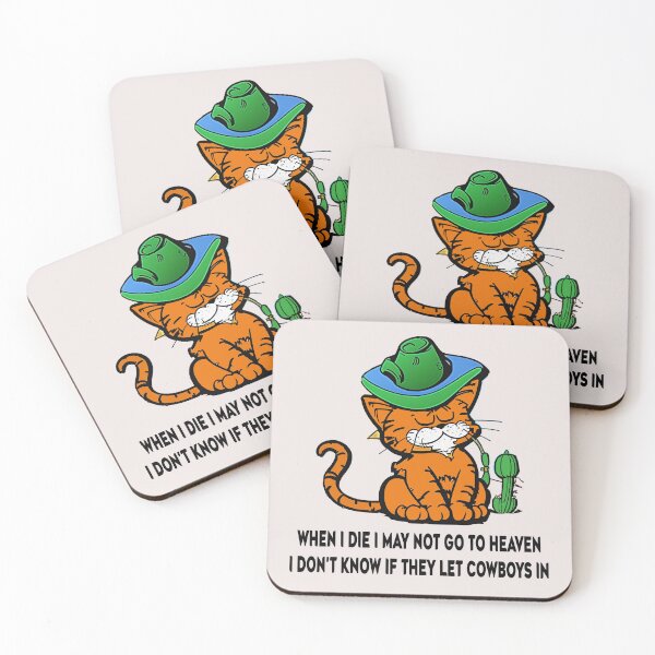 Item preview, When I Die I May Not Go To Heaven I Don't Know If They Let Cowboys In - Funny Gift For Cowboys Classic designed and sold by SkiMountain.