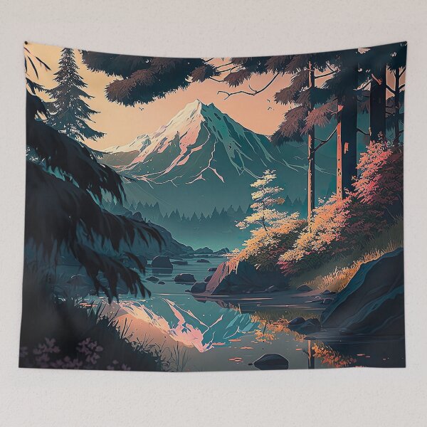 Item preview, Ilustración hermosa de la naturaleza designed and sold by MuaveMotifs.