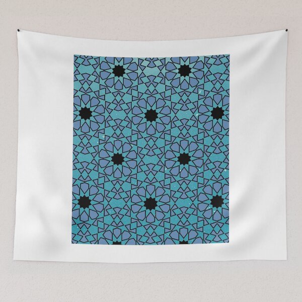 Item preview, Geometry Moroccan Mosaic Tiles, Traditional Moroccan Zellige Graphic  designed and sold by markweasley16.