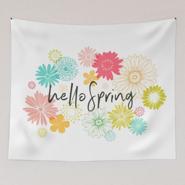 Item preview, Hola primavera designed and sold by Mahe-Art.