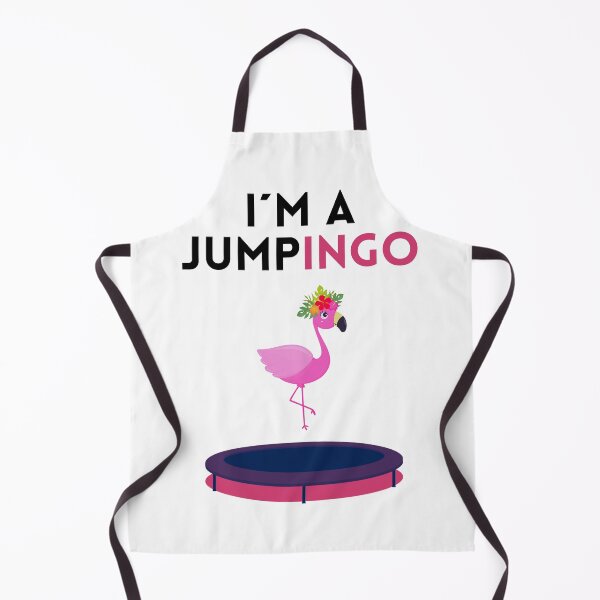 Item preview, Jumping trampoline sport with funny flamingo - Jumpingo designed and sold by Jawoahl.