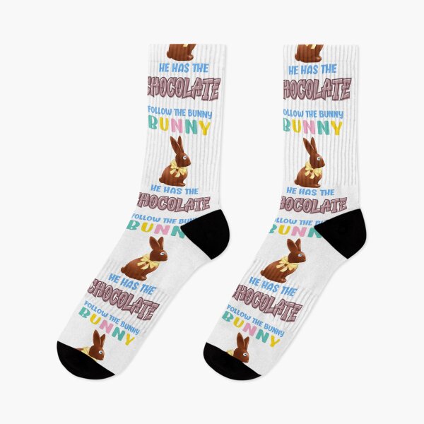 Item preview, Follow The Bunny He Has The Chocolate, Funny Easter Bunny designed and sold by desireedickens.