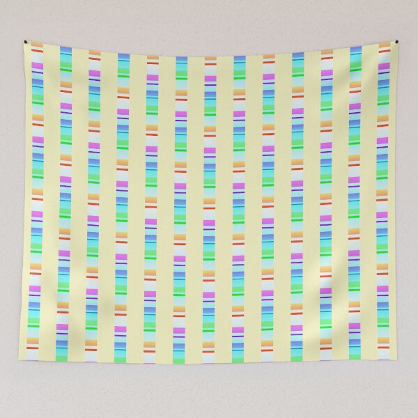 Item preview, light yellow multicolor combination |  light yellow multicolor abstract geometric pattern designed and sold by lausn.