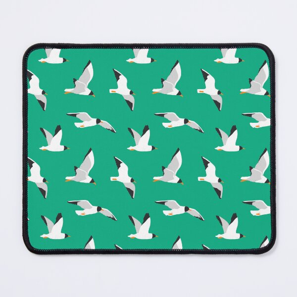 Item preview, Seagulls in Kelly Green designed and sold by CircusCreative.