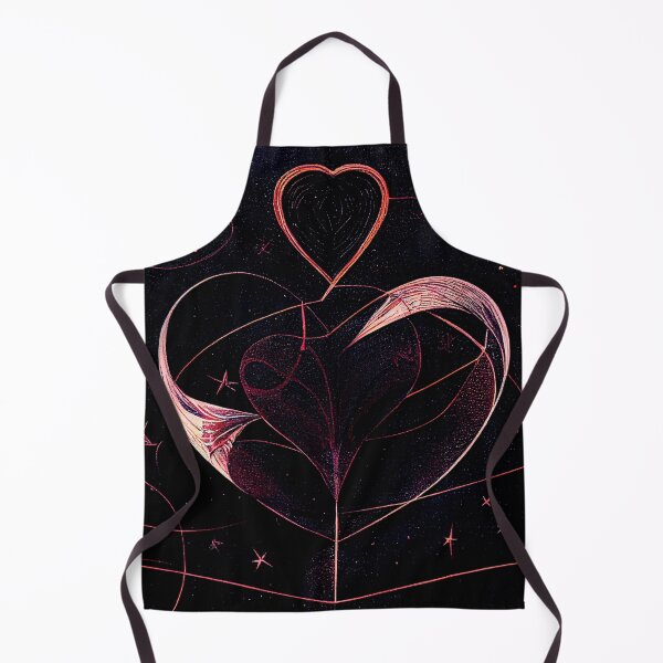 Aperçu de l'œuvre a drawing of a heart with a star in the background créée et vendue par DesignAtYO.