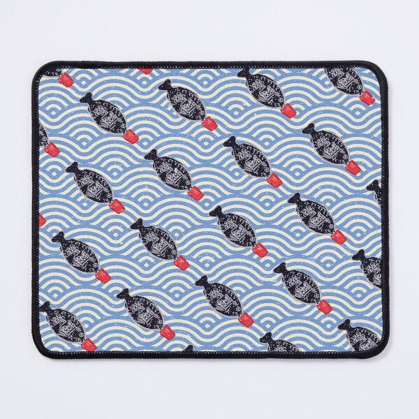 Item preview, Japanese Wave Soy Sauce Fish Shaped Bottle Pattern designed and sold by frmwrte.
