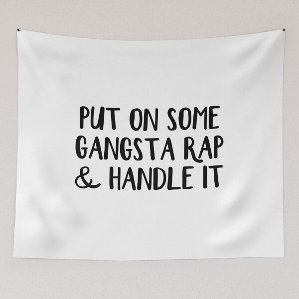 Item preview, Put on some gangsta rap and handle it designed and sold by allthetees.