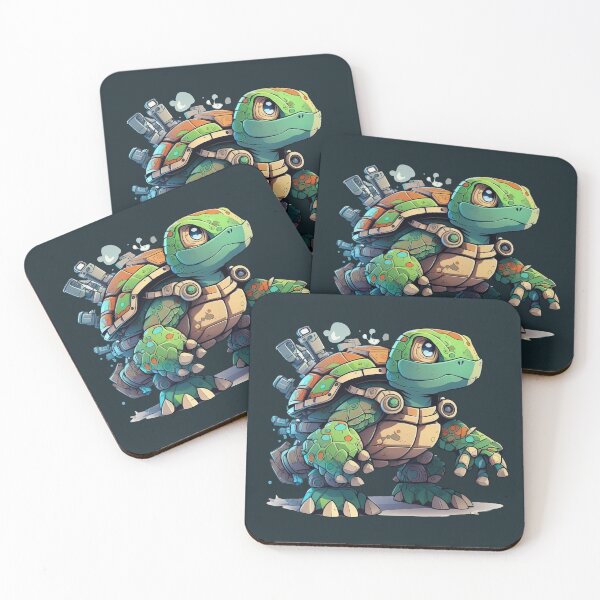 Item preview, Geared up Ninja Battle Turtle designed and sold by quick-drops.