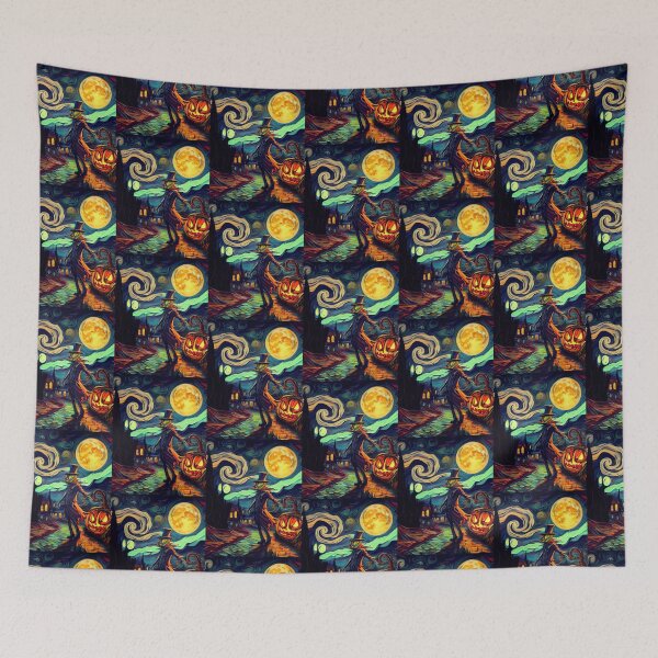 Item preview, The Halloween Moon: A Fantastical Portrait of Nighttime Wonder designed and sold by SPOOKY-365.