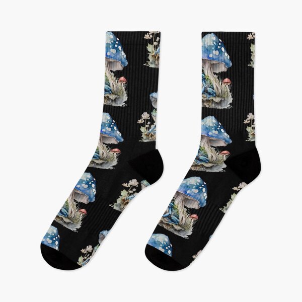 Item preview, Mushroom and the Toad in Blue designed and sold by Fhfarms.