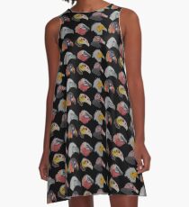 Vultures A-Line Dress