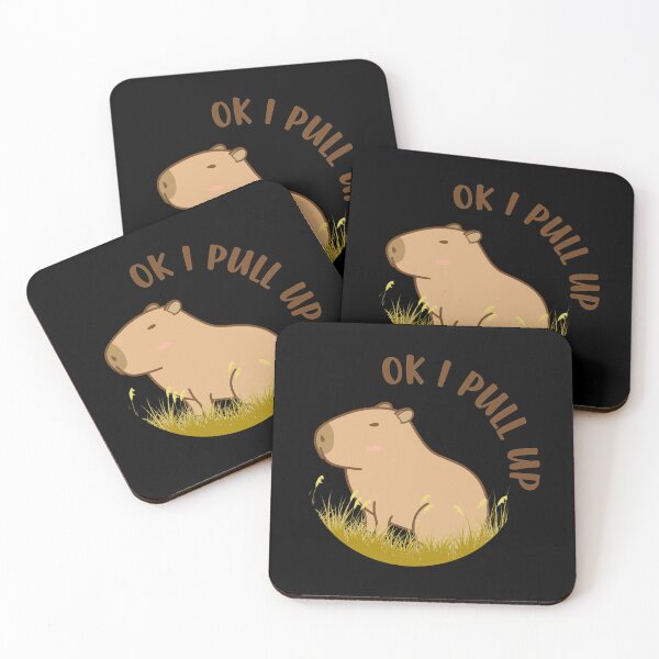 Item preview, Ok I Pull Up Capybara designed and sold by Vinkobranko.
