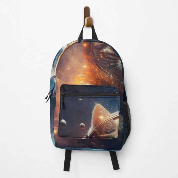 Item preview, Cute astronaut cat in the space designed and sold by AstraNovaStudio.