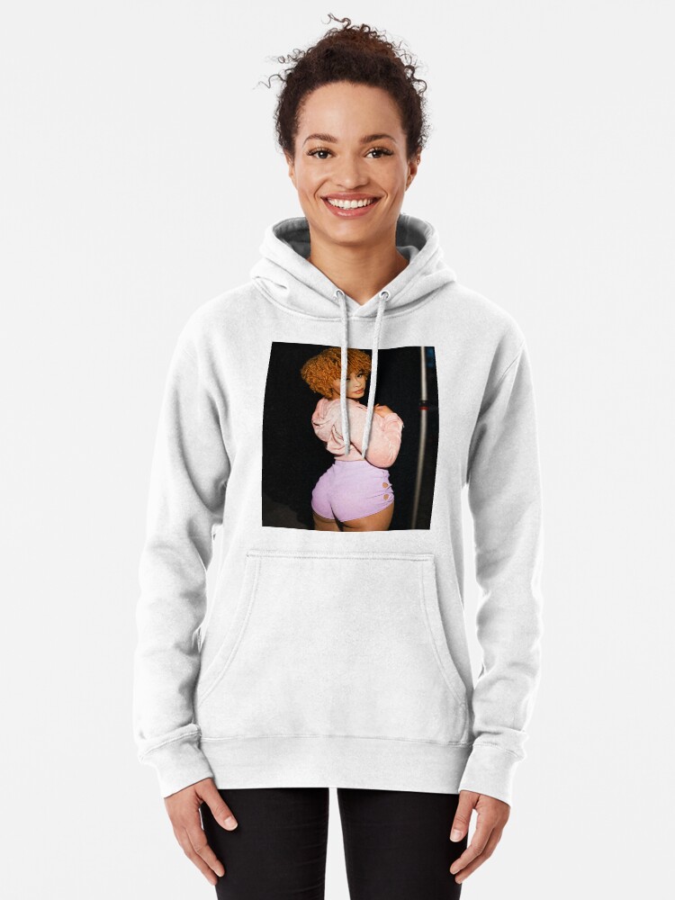 Back to back Ice Spice pose Pullover Hoodie sold by Thien