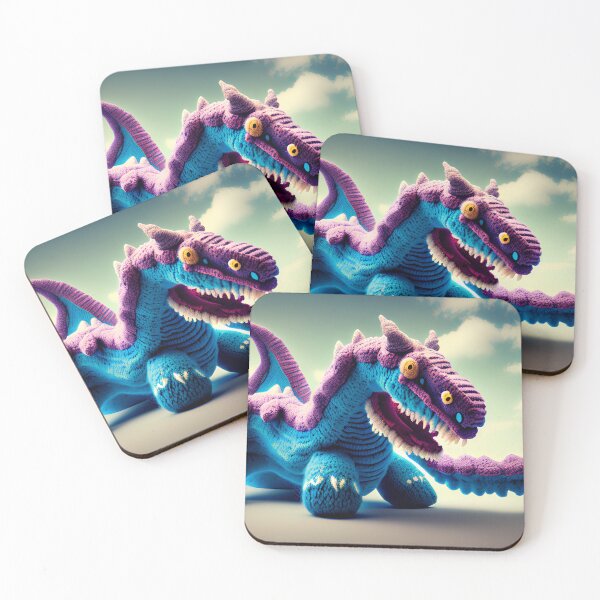 Item preview, Cute Wool Art Dragon 13 of 20 Designs designed and sold by LuckDragonGifts.