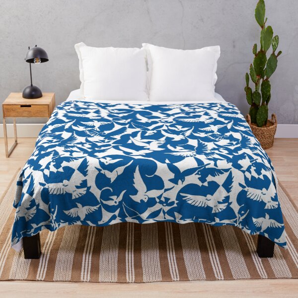 Item preview, Pigeons in White and Blue designed and sold by siren-of-melet.