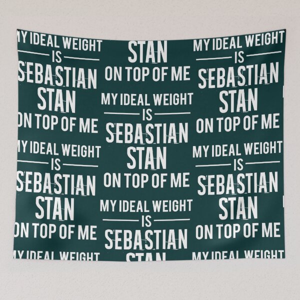 Item preview, Ideal weight - Sebastian Stan Fitted  designed and sold by CharlieRoseUS.