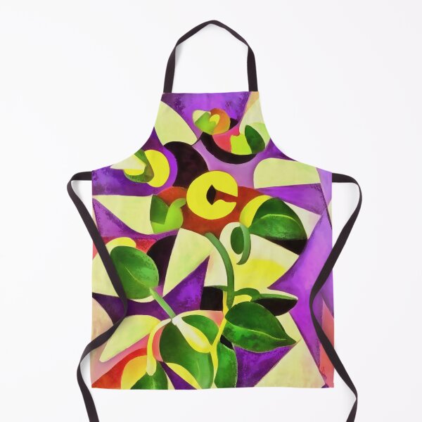 Aperçu de l'œuvre Bizarre Passiflora Fleur Géométrique Art Abstrait créée et vendue par taiche.