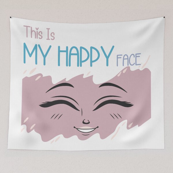 Item preview, This Is My Happy Face designed and sold by Vinkobranko.