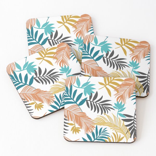 Item preview, Flowers with Leaves and seamless pattern botanical illustration designed and sold by Mahe-Art.