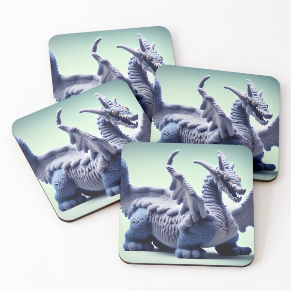 Item preview, Cute Wool Art Dragon 11 of 20 Designs designed and sold by LuckDragonGifts.