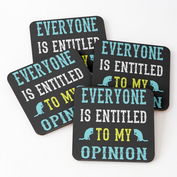 Item preview, Everyone Is Entitled to My Opinion Funny Shirt Sarcastic Crewneck                designed and sold by audreytrujillo2.