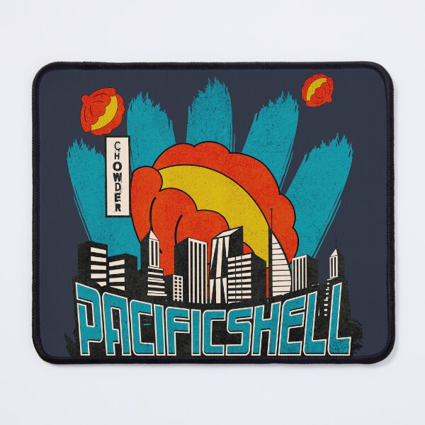 Item preview, Pacific Clam, Epic Funny Apocalyptic Cityscape Event designed and sold by vystudio.
