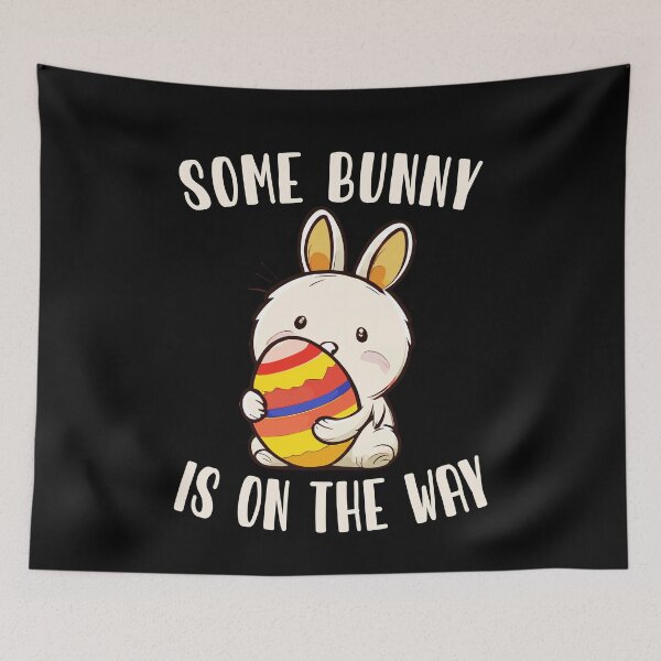 Item preview, Funny easter day eggs pregnant mom some bunny is on the way Gift designed and sold by TMelonShop.